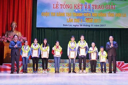 Tổng kết và trao giải cuộc thi Sáng tạo thanh thiếu niên, nhi đồng tỉnh Sơn La lần thứ 3, năm 2017