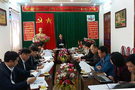 Họp rà soát, bổ sung bản đặc biệt khó khăn, xã khu vực III, II, I vùng dân tộc thiểu số và miền núi giai đoạn 2016 - 2020 trên địa bàn tỉnh