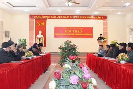 Hội Khoa học Kinh tế tỉnh Sơn La: Hội thảo mô hình liên doanh, liên kết giữa doanh nghiệp với hộ nông dân trong sản xuất nông nghiệp