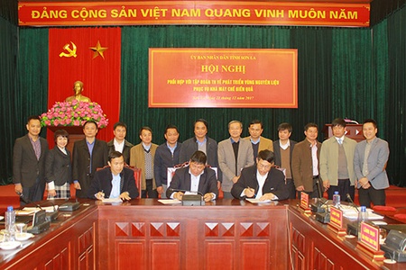 Hội nghị phối hợp với Tập đoàn TH về phát triển vùng nguyên liệu phục vụ Nhà máy chế biến quả