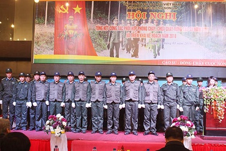 Tổng kết công tác phối hợp PCCC & CNCH rừng cao su năm 2017