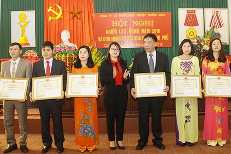 Công ty cổ phần Nông nghiệp Chiềng Sung: Hội nghị người lao động năm 2018