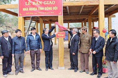 Ấm áp ngôi nhà nghĩa tình đồng đội