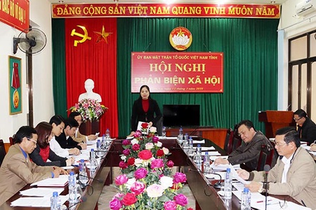 Ủy ban MTTQ Việt Nam tỉnh tổ chức Hội nghị phản biện xã hội