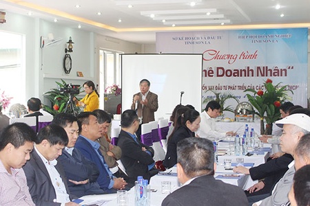 Hiệp hội doanh nghiệp tỉnh: Chương trình “Cà phê doanh nhân” lần thứ 3 năm 2018