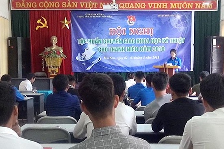 Mai Sơn: Chuyển giao kỹ thuật sản xuất cho 60 ĐVTN