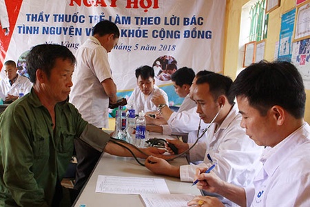 “Ngày hội Thầy thuốc trẻ làm theo lời Bác - Tình nguyện vì sức khỏe cộng đồng”