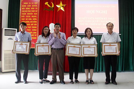 Đảng ủy Khối Doanh nghiệp tỉnh, Hội LHPN tỉnh: Sơ kết giữa nhiệm kỳ và 2 năm thực hiện Chỉ thị số 05 của Bộ Chính trị