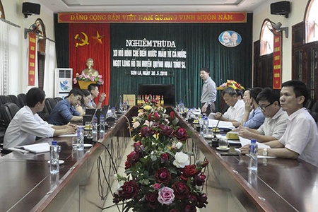 Nghiệm thu Dự án “Xây dựng mô hình sản xuất nước mắm từ cá nước ngọt lòng hồ tại huyện Quỳnh Nhai, tỉnh Sơn La”