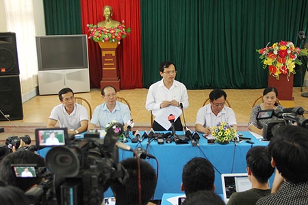 Họp thông tin về xử lý kết quả điểm thi bất thường tại tỉnh Sơn La