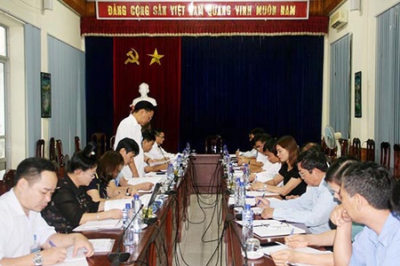 Tổ công tác 1169 của UBND tỉnh làm việc tại Sở Nông nghiệp và Phát triển nông thôn và Sở Tư pháp