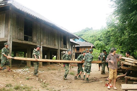 Tân Xuân nỗ lực khắc phục hậu quả mưa lũ