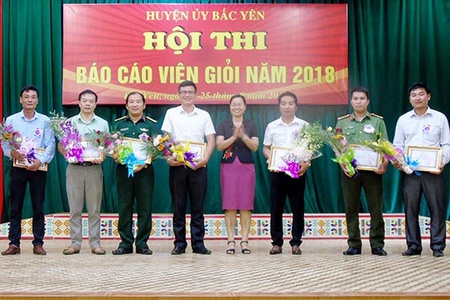 Bắc Yên: Hội thi báo cáo viên giỏi năm 2018