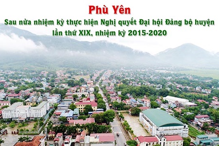 Phù Yên: Sau nửa nhiệm kỳ thực hiện Nghị quyết Đại hội Đảng bộ huyện lần thứ XIX, nhiệm kỳ 2015-2020