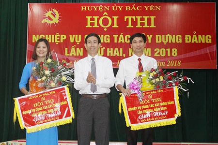 Bắc Yên: Hội thi nghiệp vụ công tác xây dựng Đảng năm 2018