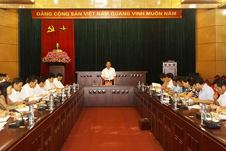 Họp về công tác thu ngân sách trên địa bàn các tháng cuối năm 2018