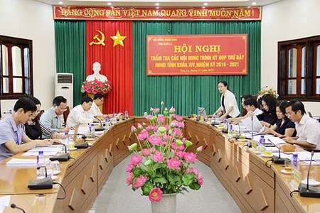 Thẩm tra các nội dung trình Kỳ họp thứ bảy, HĐND tỉnh khóa XIV