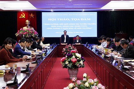 Hội thảo, tọa đàm “Tăng cường, đổi mới công tác tuyên truyền, giáo dục, nâng cao nhận thức, hình thành ý thức bảo vệ môi trường”