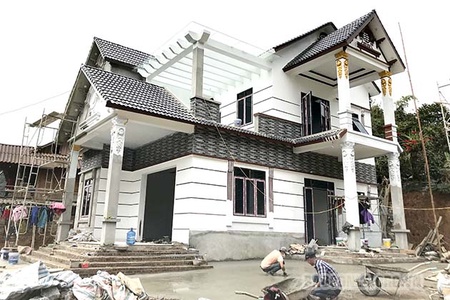 Đổi công xây nhà - gắn kết cộng đồng dân cư