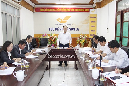 Đảng ủy Khối các cơ quan và doanh nghiệp tỉnh làm việc với Đảng ủy Bưu điện tỉnh