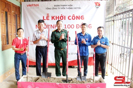 Viettel Sơn La khởi công xây dựng “Ngôi nhà 100 đồng” 