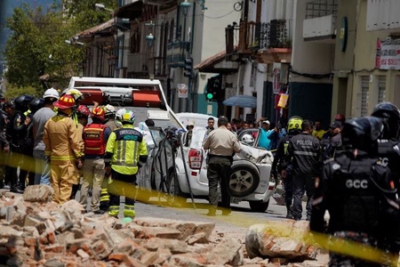 Động đất mạnh tại Ecuador làm 14 người thiệt mạng