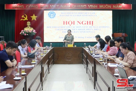 BHXH tỉnh đối thoại với các đơn vị sử dụng lao động chậm đóng tiền BHXH, BHTN, BHYT