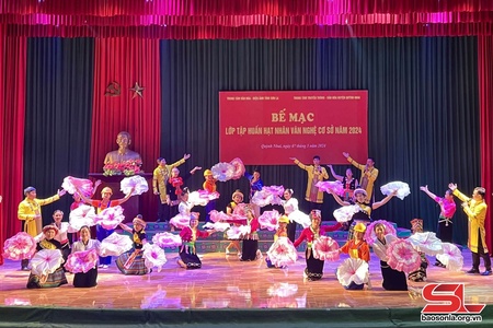Bế mạc lớp tập huấn hạt nhân văn nghệ cơ sở năm 2024