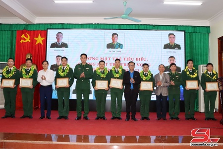 Tuyên dương “Gương mặt trẻ tiêu biểu, gương mặt trẻ triển vọng trong Bộ đội Biên phòng tỉnh năm 2023”