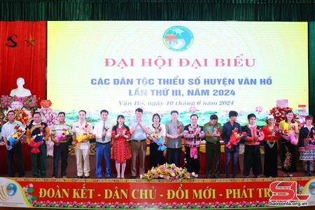 Đại hội đại biểu các dân tộc thiểu số huyện Vân Hồ lần thứ III, năm 2024