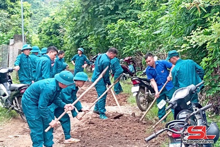 Mường La nâng cao chất lượng lực lượng dân quân tự vệ
