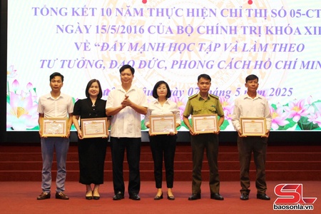 Huyện ủy Thuận Châu tổng kết 10 năm thực hiện Chỉ thị số 05-CT/TW