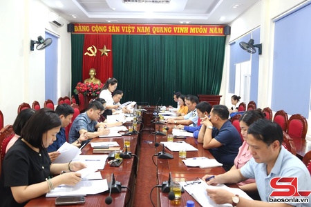 Đoàn kiểm tra liên ngành của Ban Chỉ đạo An toàn thực phẩm tỉnh làm việc tại huyện Sông Mã