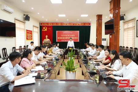 Vận hành thử nghiệm hoạt động cấp ủy, chính quyền xã Mai Sơn