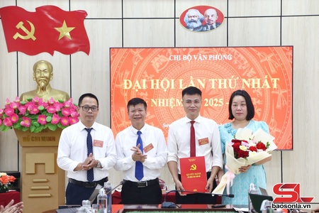 Đại hội Chi bộ Văn phòng Báo và phát thanh, truyền hình Sơn La lần thứ I, nhiệm kỳ 2025 - 2030