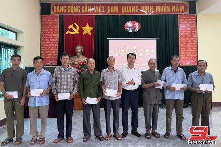 Xã Mường Khiêng tri ân thương binh, thân nhân liệt sĩ