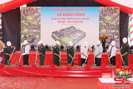 Khởi công Dự án xây dựng Trường Nội trú liên cấp Tiểu học và THCS Phiêng Pằn