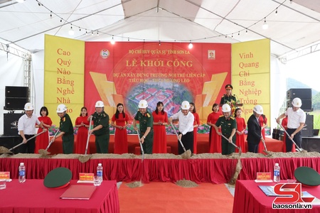 Khởi công xây dựng Trường nội trú liên cấp Tiểu học - Trung học cơ sở xã Mường Lèo