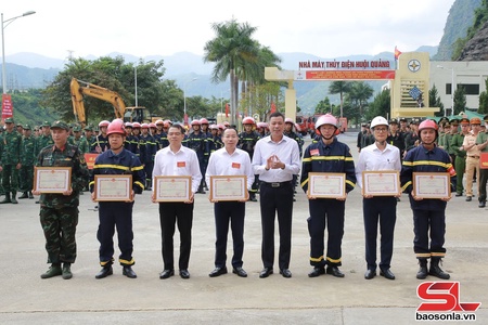Diễn tập phương án chữa cháy, cứu nạn, cứu hộ cấp tỉnh thành công, đúng kế hoạch