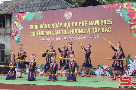 Vui ngày hội cà phê phường Chiềng An năm 2025
