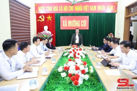 Đồng chí Phó Chủ tịch Thường trực UBND tỉnh Sơn La thăm và làm việc tại xã Kim Bon, Tân Phong và Mường Cơi