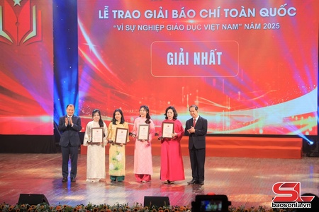 Trao giải Báo chí toàn quốc “Vì sự nghiệp giáo dục Việt Nam” năm 2025

