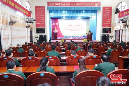 Bộ Chỉ huy Quân sự tỉnh phát động đợt thi đua “Tăng tốc, bứt phá”