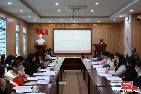 Tập huấn nghiệp vụ công tác Hội chữ thập đỏ