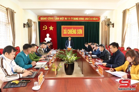 Đồng chí Chủ tịch UBND tỉnh dự chỉ đạo Hội nghị kiểm điểm đánh giá, xếp loại tập thể, cá nhân Ban Thường vụ Đảng ủy xã Chiềng Sơn năm 2025