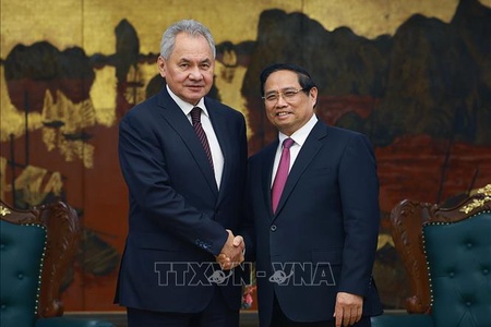 Thủ tướng Phạm Minh Chính tiếp Thư ký Hội đồng An ninh Liên bang Nga