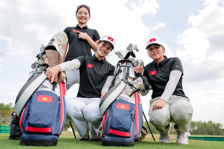 Tuyển golf Việt Nam sẵn sàng cho ngày thi đấu chính thức