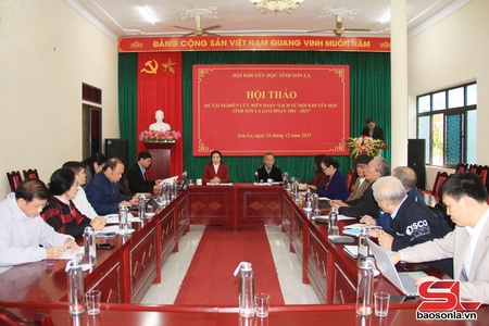 Hội thảo đề tài nghiên cứu biên soạn “Lịch sử Hội Khuyến học tỉnh Sơn La giai đoạn 2001-2025”