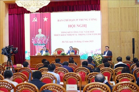 Thường trực Ban Bí thư Trần Cẩm Tú chủ trì Hội nghị triển khai nhiệm vụ năm 2026 của Ban Chỉ đạo 35 Trung ương