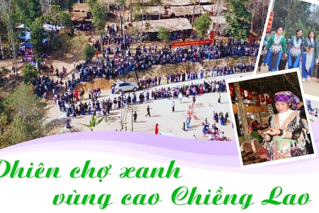 Phiên chợ xanh vùng cao Chiềng Lao
